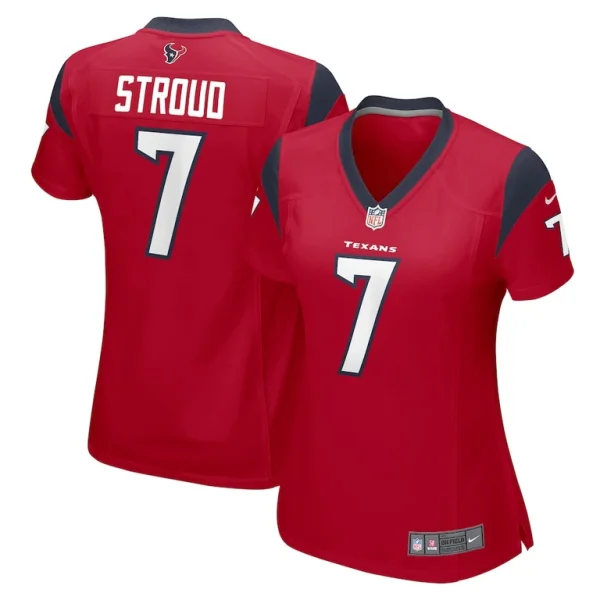 C.j. stroud houston texans nike womens game jersey Red