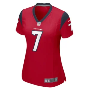C.j. stroud houston texans nike womens game jersey Red M