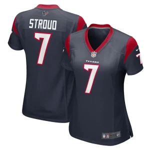 C.j. stroud houston texans nike womens player jersey Navy