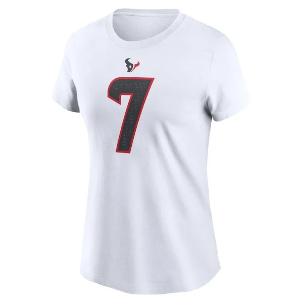 C.j. stroud houston texans nike womens player name number t shirt White M