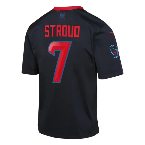 C.j. stroud houston texans nike youth 2nd alternate game jersey Navy Yth L
