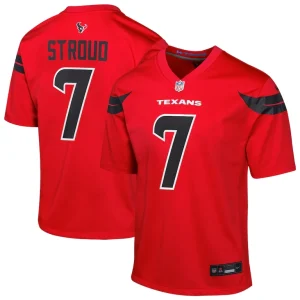 C.j. stroud houston texans nike youth alternate game jersey Red