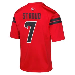 C.j. stroud houston texans nike youth alternate game jersey Red Yth L