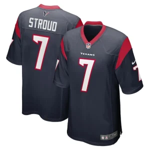 C.j. stroud houston texans nike youth game jersey Navy