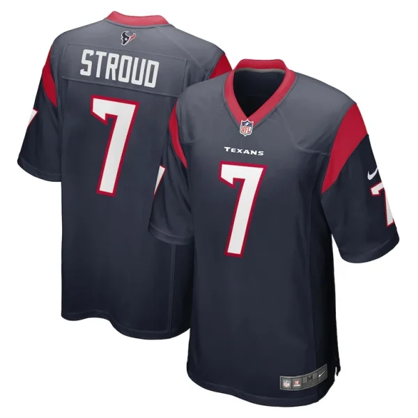 C.j. stroud houston texans nike youth game jersey Navy