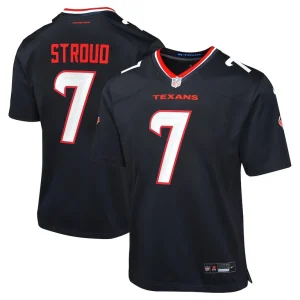 C.j. stroud houston texans nike youth game jersey Navy