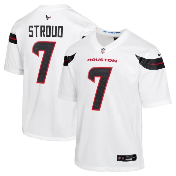 C.j. stroud houston texans nike youth game jersey White