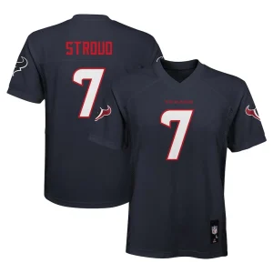 C.j. stroud houston texans preschool replica player jersey Navy