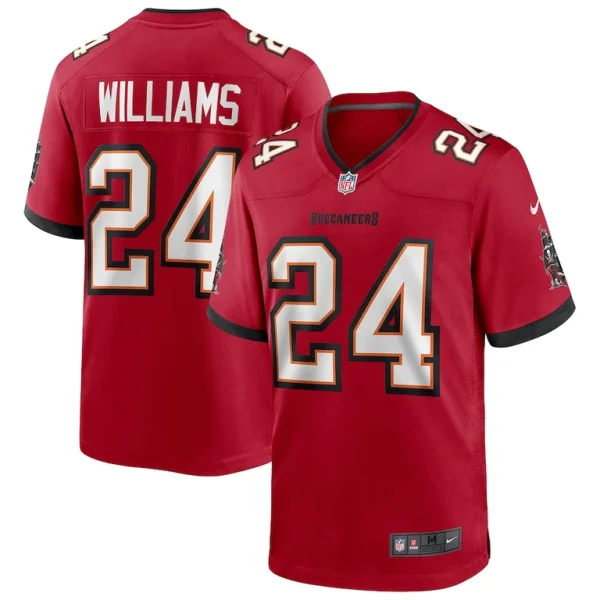 Cadillac williams tampa bay buccaneers nike game retired player jersey Red