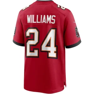Cadillac williams tampa bay buccaneers nike game retired player jersey Red L