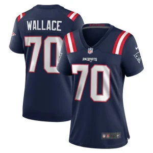 Caedan wallace new england patriots nike womens game jersey Navy