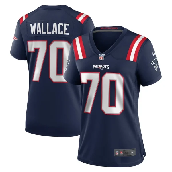 Caedan wallace new england patriots nike womens game jersey Navy