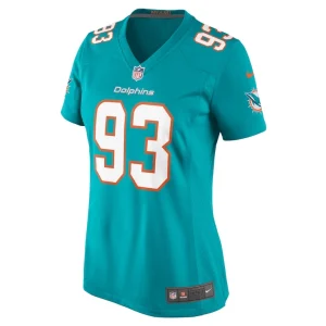 Calais campbell miami dolphins nike womens game jersey Aqua M