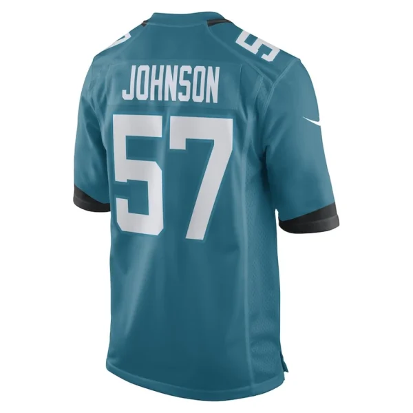 Caleb johnson jacksonville jaguars nike game player jersey Teal L