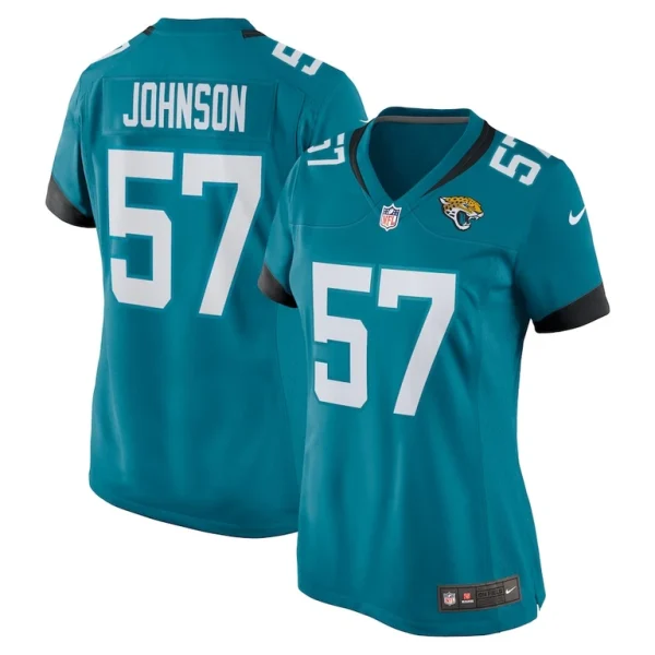 Caleb johnson jacksonville jaguars nike womens game player jersey Teal