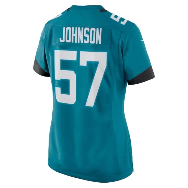 Caleb johnson jacksonville jaguars nike womens game player jersey Teal L