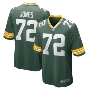 Caleb jones green bay packers nike game player jersey Green