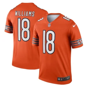 Caleb williams chicago bears nike alternate legend player performance top Orange