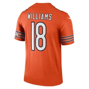 Caleb williams chicago bears nike alternate legend player performance top Orange L