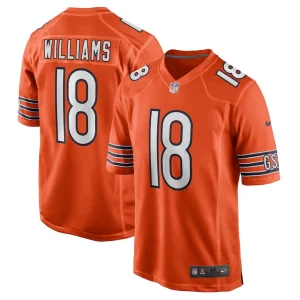 Caleb williams chicago bears nike alternate player game jersey Orange