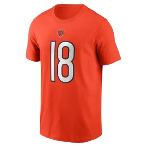 Caleb williams chicago bears nike fuse name number t shirt Orange M