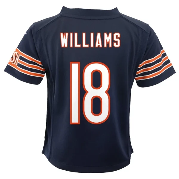 Caleb williams chicago bears nike infant team player game jersey Navy 24 MO