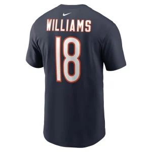 Caleb williams chicago bears nike name number t shirt Navy L