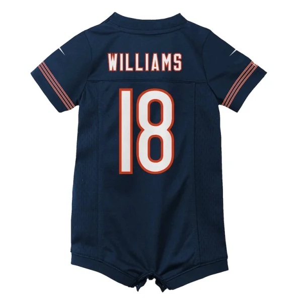 Caleb williams chicago bears nike newborn infant game romper jersey Navy 6 9 MO