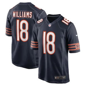 Caleb williams chicago bears nike player game jersey Navy