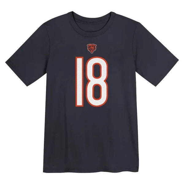 Caleb williams chicago bears nike preschool player name number t shirt Navy 56