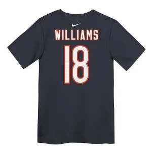 Caleb williams chicago bears nike preschool player name number t shirt Navy 7