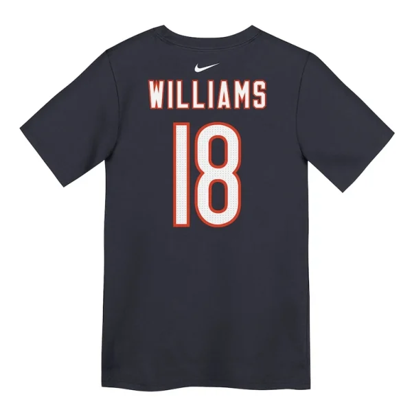 Caleb williams chicago bears nike preschool player name number t shirt Navy 7