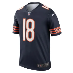 Caleb williams chicago bears nike team legend player performance top Navy M