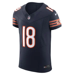 Caleb williams chicago bears nike team vapor f.u.s.e. elite jersey Navy 44