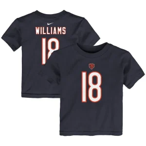 Caleb williams chicago bears nike toddler player name number t shirt Navy
