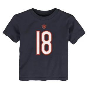 Caleb williams chicago bears nike toddler player name number t shirt Navy 3T