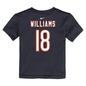 Caleb williams chicago bears nike toddler player name number t shirt Navy 4T