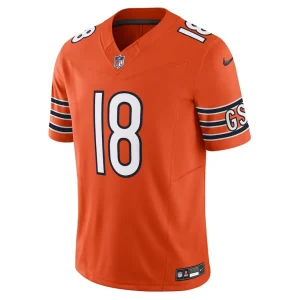 Caleb williams chicago bears nike vapor f.u.s.e. limited jersey Orange M
