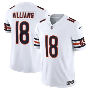 Caleb williams chicago bears nike vapor f.u.s.e. limited jersey White