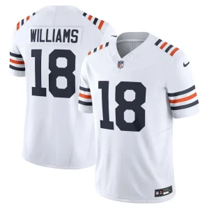 Caleb williams chicago bears nike vapor f.u.s.e. limited jersey White