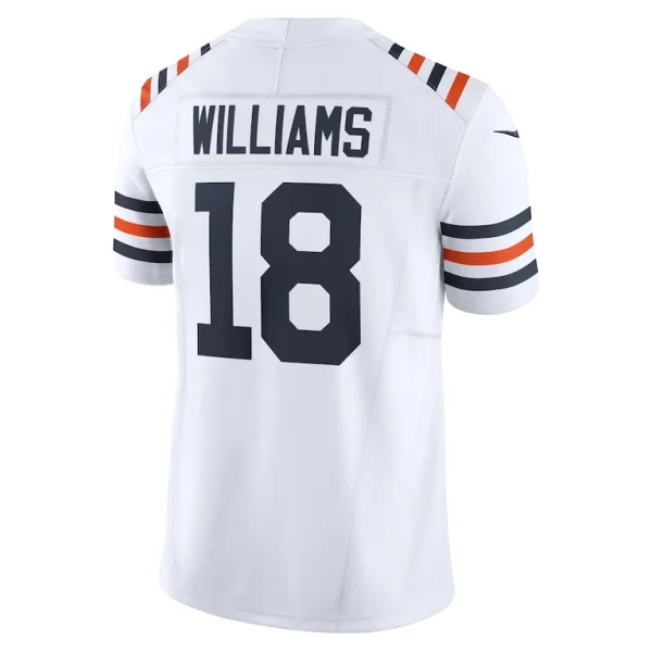 Caleb williams chicago bears nike vapor f.u.s.e. limited jersey White L