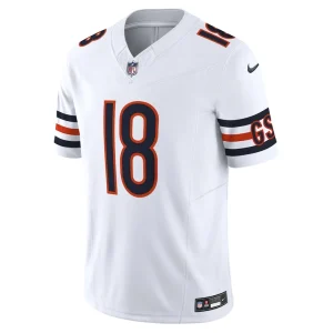 Caleb williams chicago bears nike vapor f.u.s.e. limited jersey White M