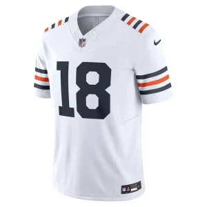 Caleb williams chicago bears nike vapor f.u.s.e. limited jersey White M