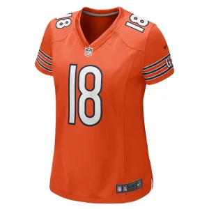 Caleb williams chicago bears nike womens alternate game jersey Orange M