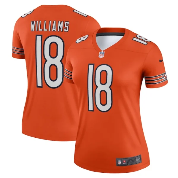 Caleb williams chicago bears nike womens alternate legend player performance top Orange