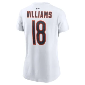 Caleb williams chicago bears nike womens fuse name number t shirt White L