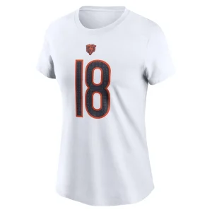 Caleb williams chicago bears nike womens fuse name number t shirt White M