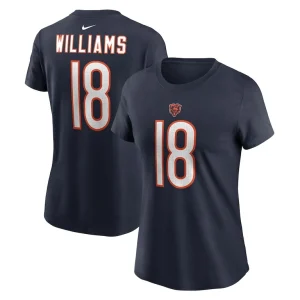 Caleb williams chicago bears nike womens name number t shirt Navy