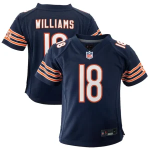 Caleb williams chicago bears nike youth player game jersey Navy
