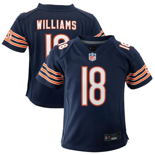 Caleb williams chicago bears nike youth player game jersey Navy